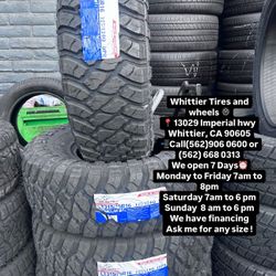 SET OF NEW TIRES LT315/75R16 ATLANDER MT, INCLUDING MOUNTING AND BALANCING. ASK ME FOR ANY SIZE OR BRAND