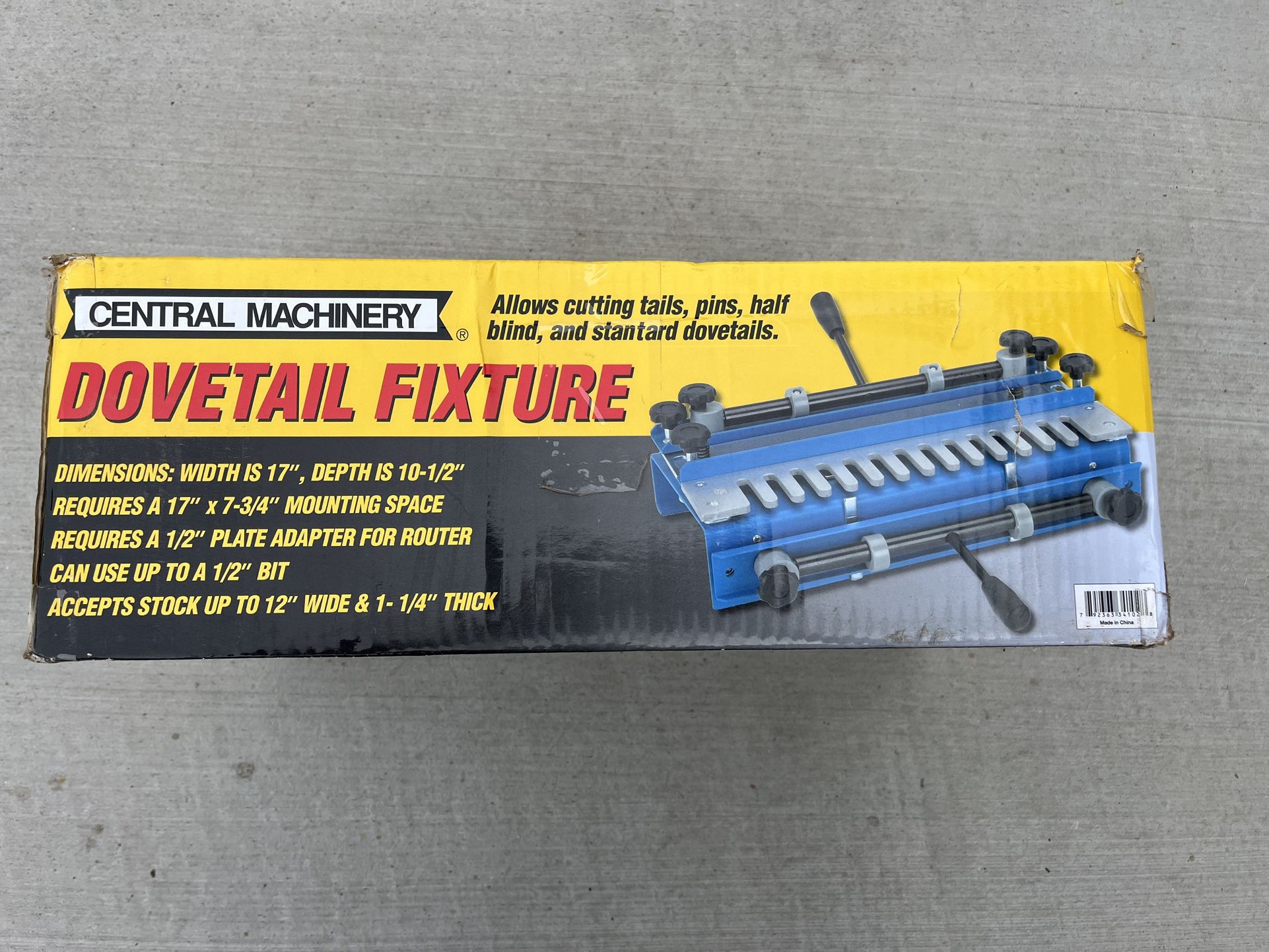 Central Machinery Dovetail Jig