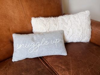 Set of 2 Lumbar Throw Pillows