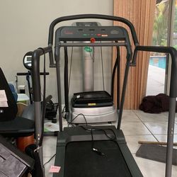 SUNNY treadmill Starts working at 2 miles an hour really good for people who are learning to walk