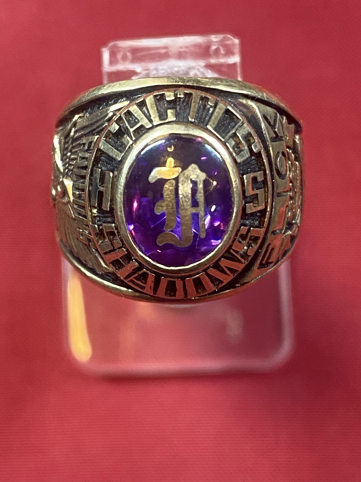 Vintage New Condition Herff Jones 1986 10k Gold Class Ring 15.73 Grams 