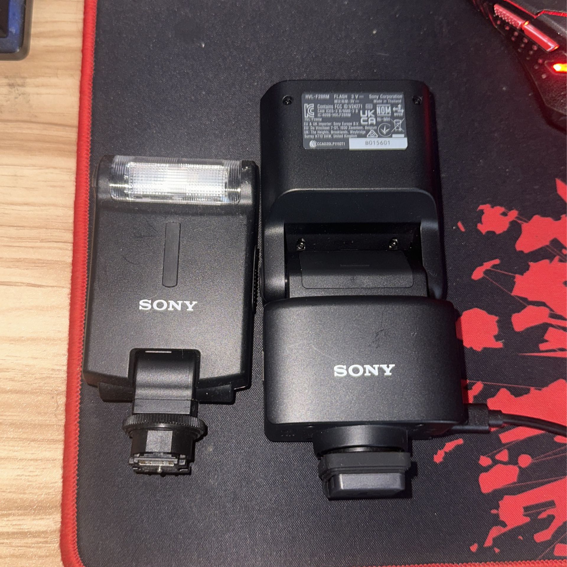 Two sony flashes 