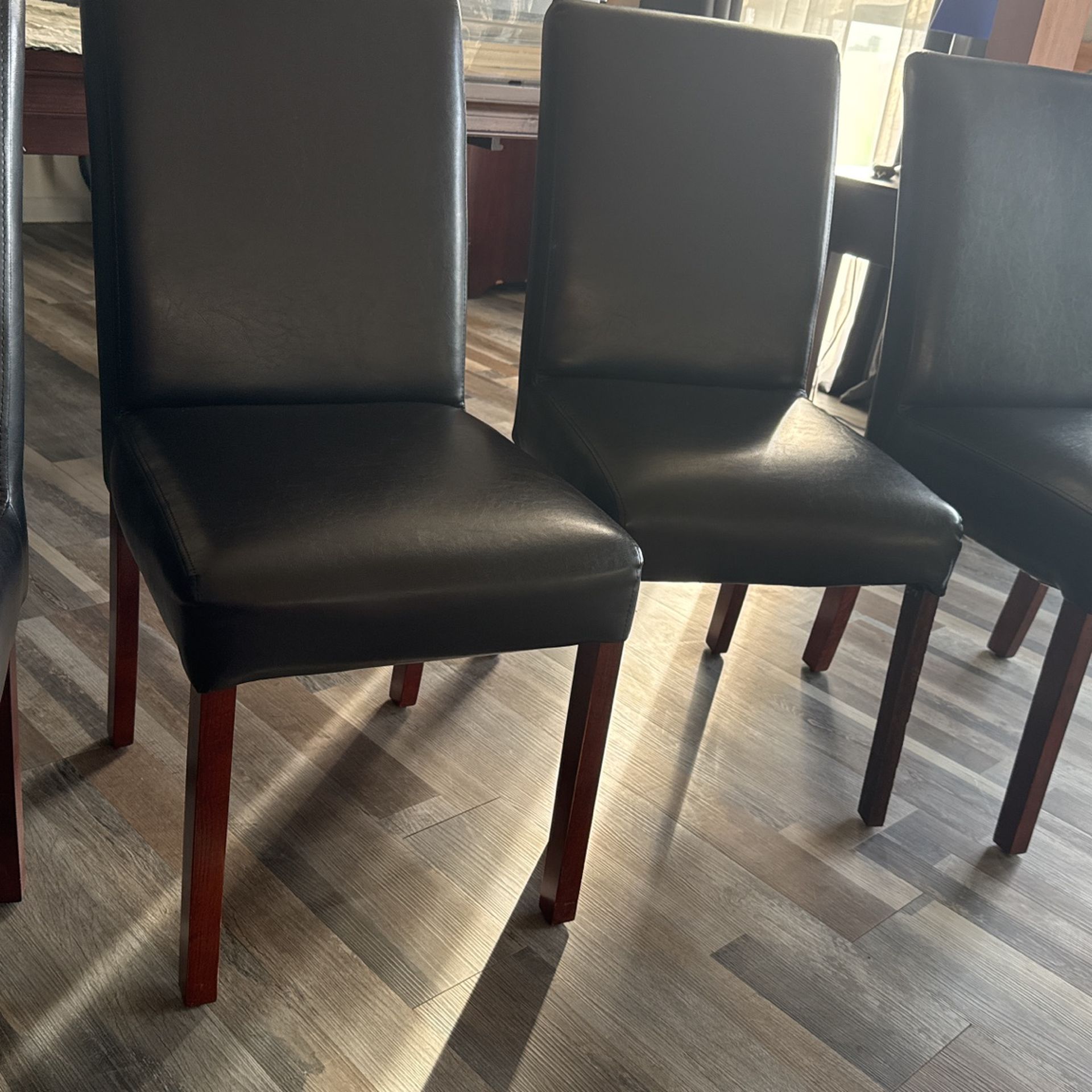4 Leather Dining Chairs