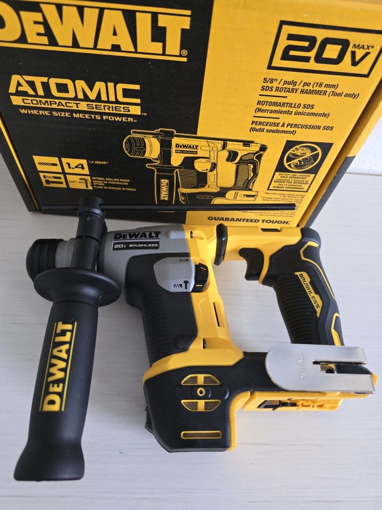 DEWALT
ATOMIC 20V MAX Cordless Brushless Ultra-Compact 5/8 in. SDS Plus Hammer Drill (Tool Only)