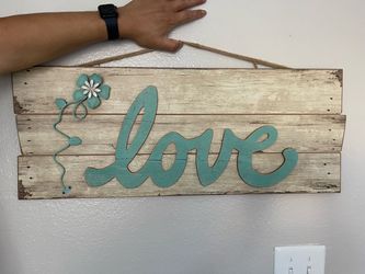 LOVE Hanging Sign Wall Decor