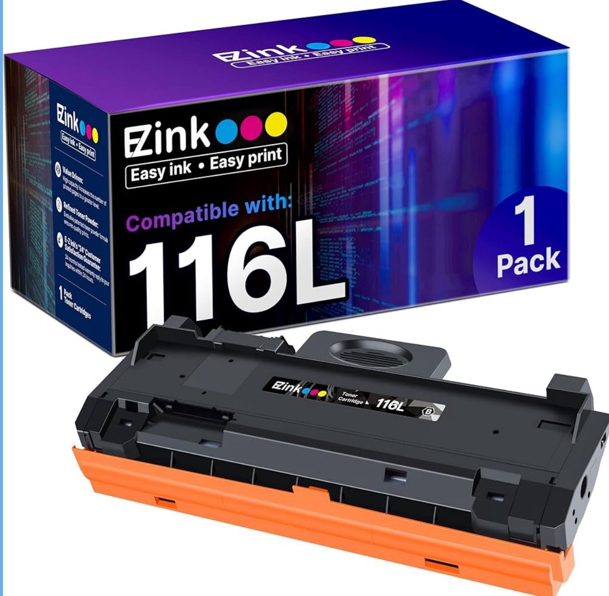 1PK MLT-D116L Toner Cartridge For SAMSUNG SL-M2625 M2885FW M2835DW M2676N M2675F