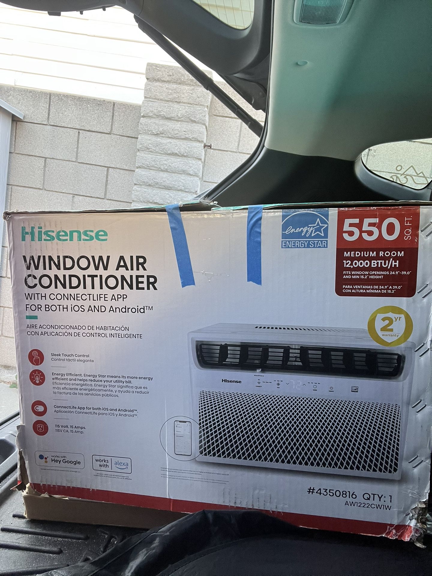Brand New Hisense Window Ac