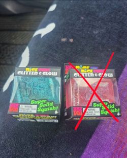 Nee Doh Nice Cube Glitter & Glow Squish Toys