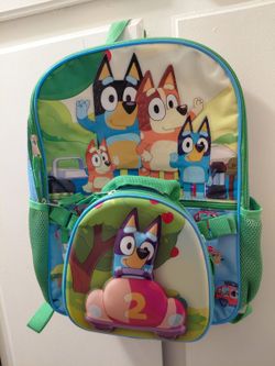 New with tabs bluey backpack