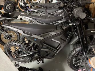 Yozma IN10 proElectr Off Road Electric Motorcycle 48V Removable Battery E Dirt Bike, Dual Hydraulic Suspension& Brakes, Mountain