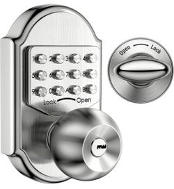 Mechanical Keyless Entry Door Lock Deadbolt Keypad Stainless Steel Combination Lock