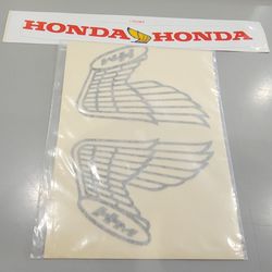 Classic 1969 to 1971 Honda HM Fuel Tank Decals. (2 Logos)