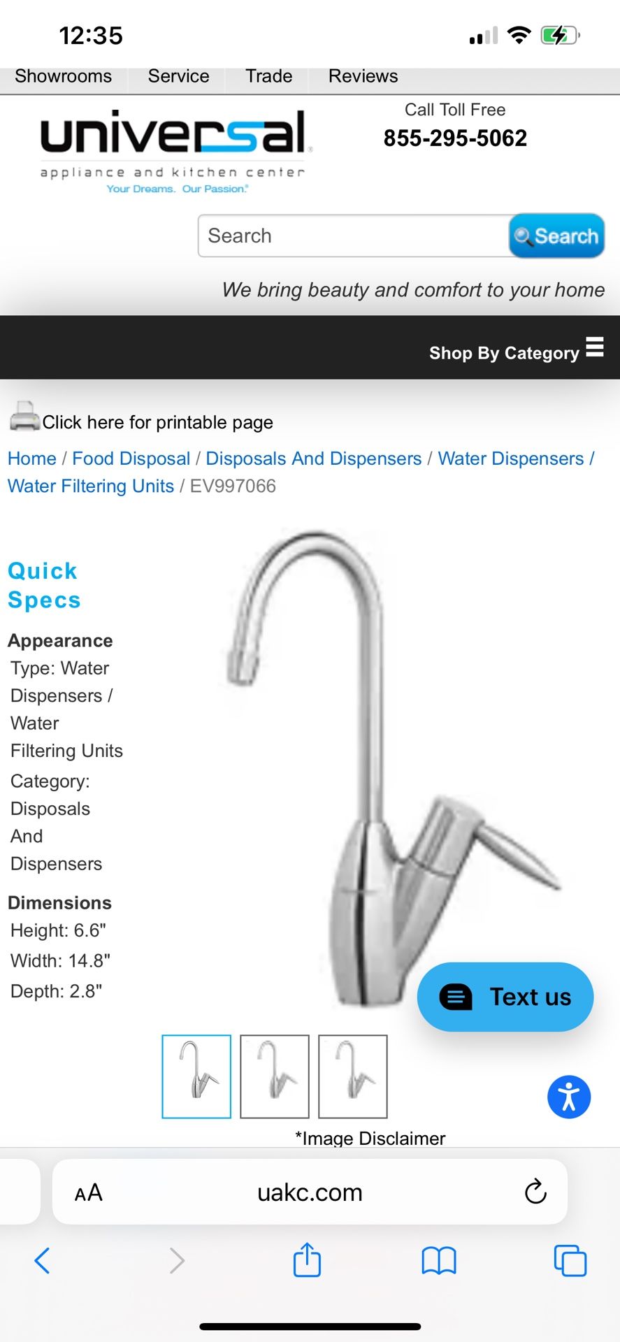 Everpure Contemporary Series Filter Faucet - Brushed Nickel