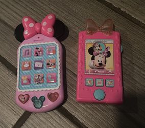 Minnie Mouse Toy Phones Working With Batteries