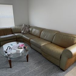 Italian Leather Couch