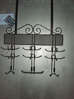 Iron door hanger