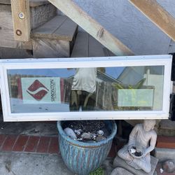  White Vinyl Window (brand New) Fixed Panel 