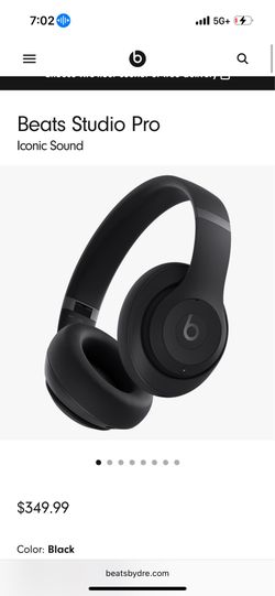 Beats Studio pro headphones