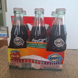 Coca Cola Coke Bottles Super Bowl XXVIII 1994 Cowboys vs Bills Unopened w/Holder