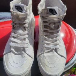 White Vans Like New