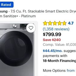 Brand NEW UNUSED Smart ELECTRIC DRYER