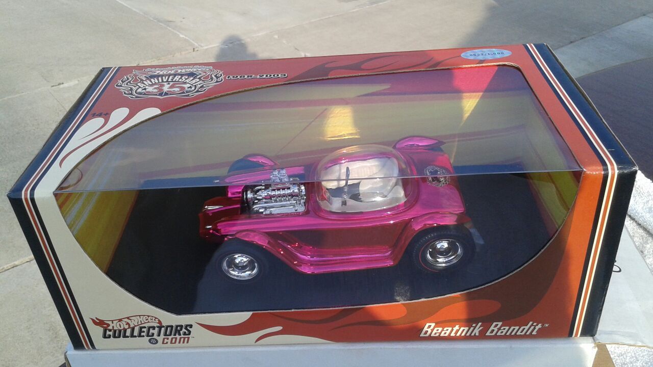 Rare Hot Wheels Beatnik Bandit Limited Edition Die cast 1:18 Scale
