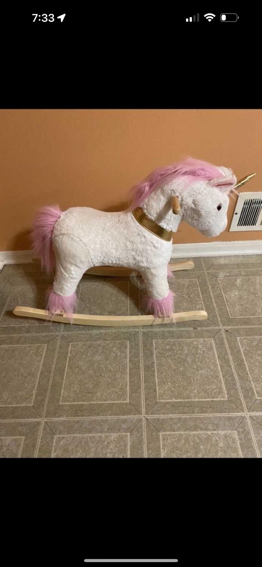 stella Unicorn Rocking horse. brand new