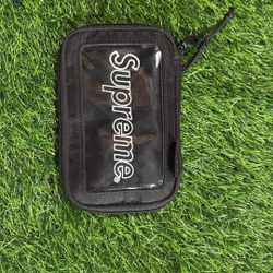 Supreme FW 2019 Small Black Zip Pouch
