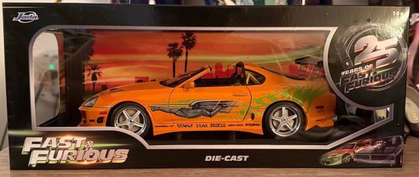 Jada Fast & Furious Brian's Toyota Supra MK4 1/18 25 Years
