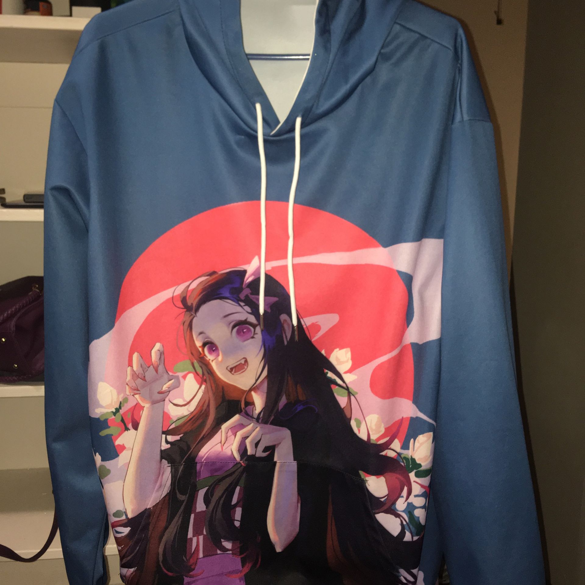Cool demon Slayer Hooded Pullover 