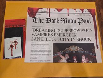 SDCC Exclusive 2026 Dark Moon Post Newspaper