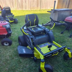 Ryobi 42” 0 Turn Electric Riding Lawn Mower