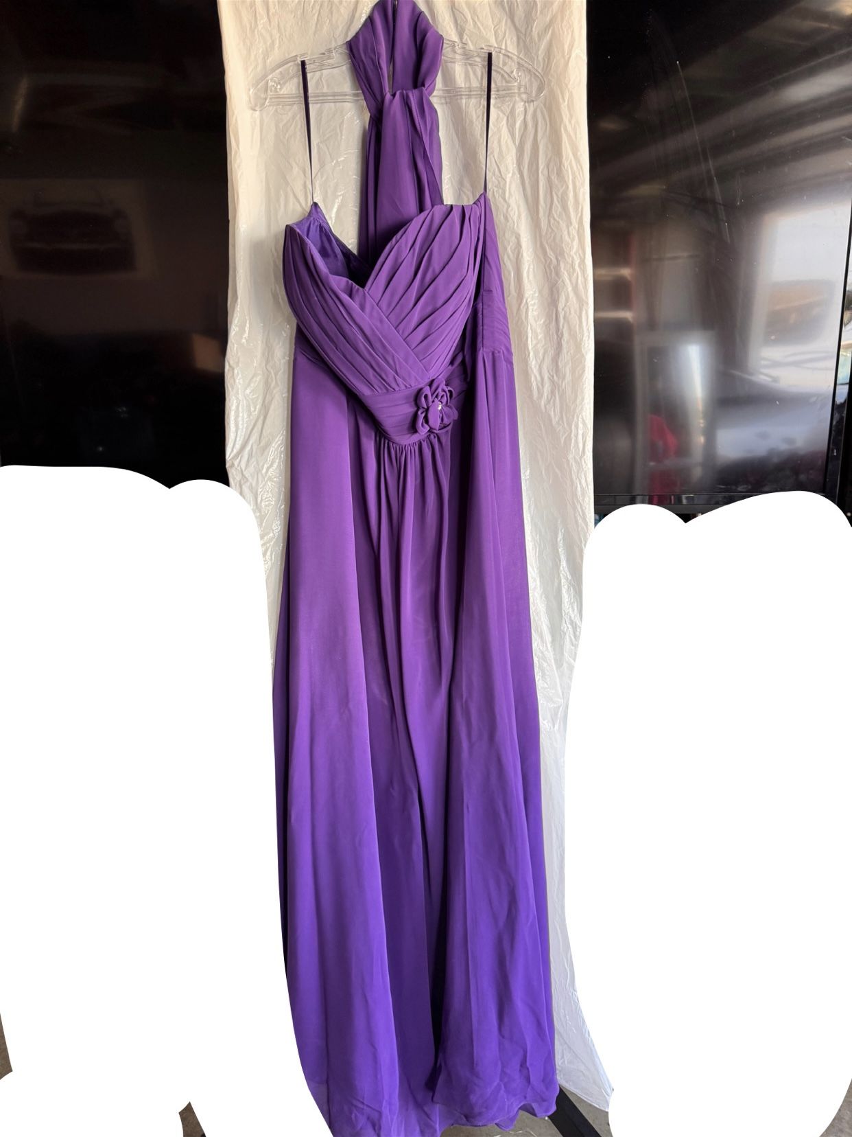 Purple Sleeveless Dress