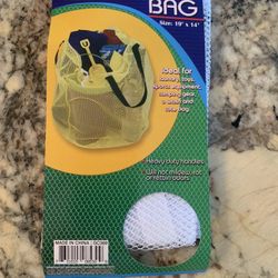 Mesh All Purpose Tote Bag 19” x 14” Heavy Duty Handles