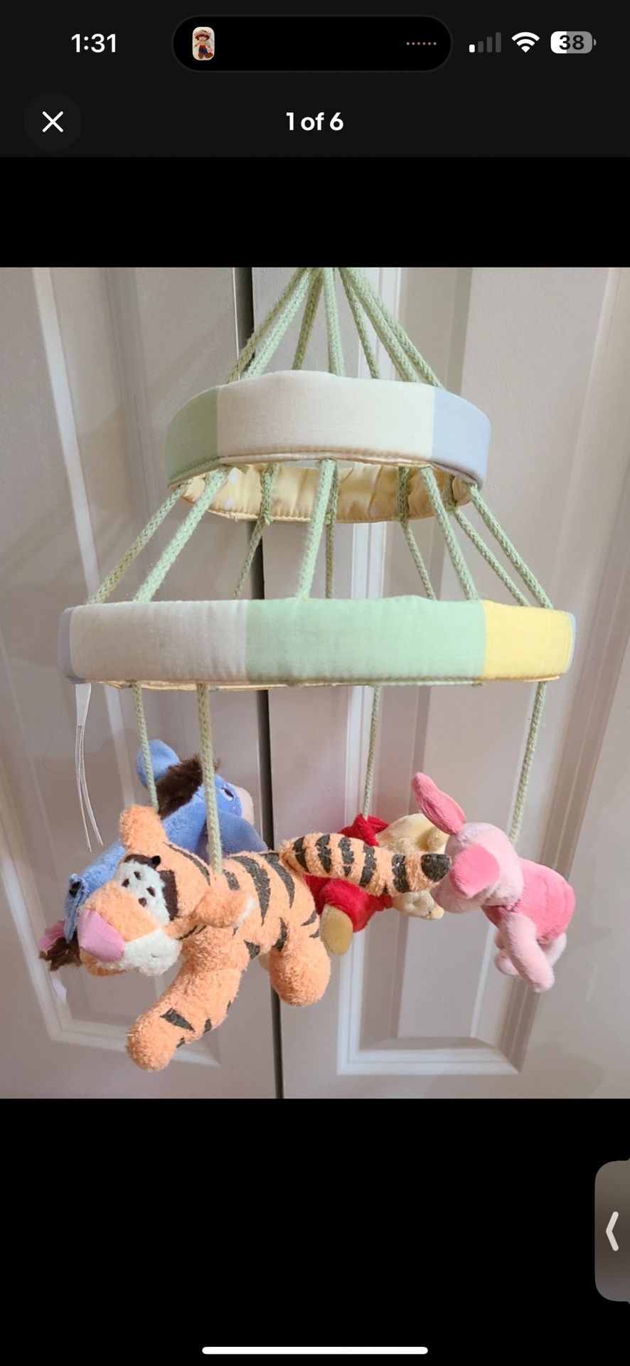 Winnie The Pooh Crib Mobile