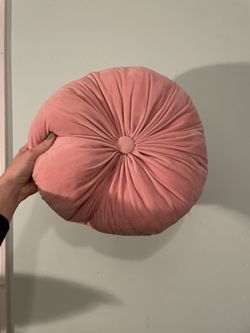 Pink Circle Pillow