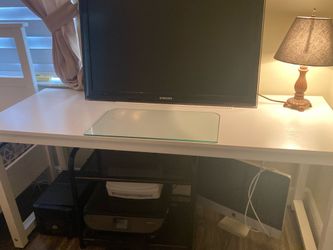 White desk