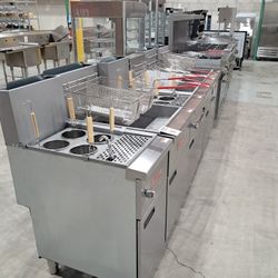 NSF Fryers Griddles Stoves Ranges Hot Plates Commercial Restaurant Equipment 