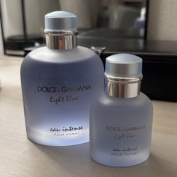 D&G light blue eau Intense $100 bundle 