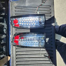 Clear Tail Lights For 88-98 Chevy