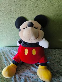 Large Sleeping Mickey Mouse Plush
