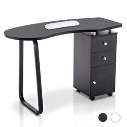 Black Manicure Table Nail Art