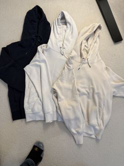 Uniqlo Sweat Pullover Hoody (lot of 3)