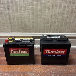 Auto Batteries $20 Both (read description)