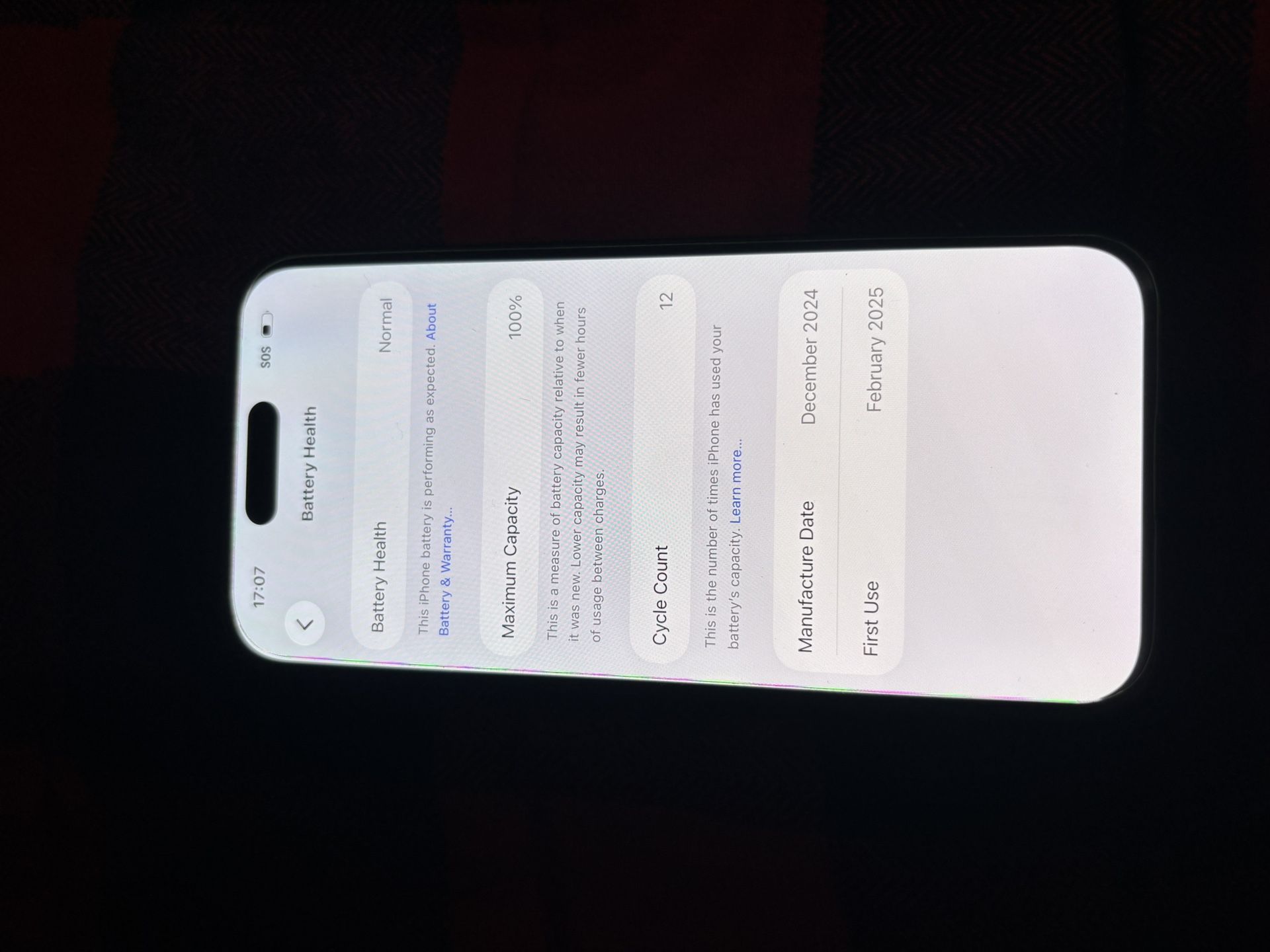 Black Iphone 15 128GB