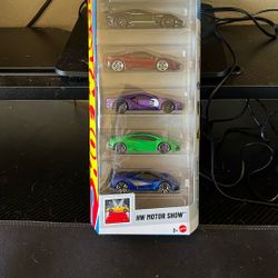 Hot Wheels 5 Pack Motor Show 
