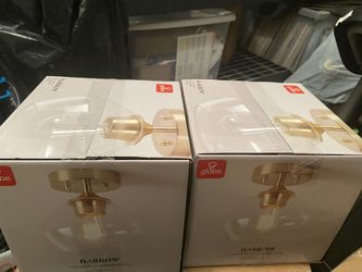 Harrow 8 in. 1-Light Matte Brass Semi-Flush Mount Ceiling Light with Clear Glass Shade