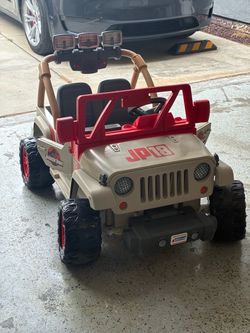Power Wheels Jurassic Park Jeep Ride-On