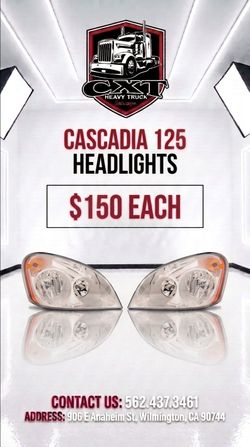 Cascadia 125 Headlights