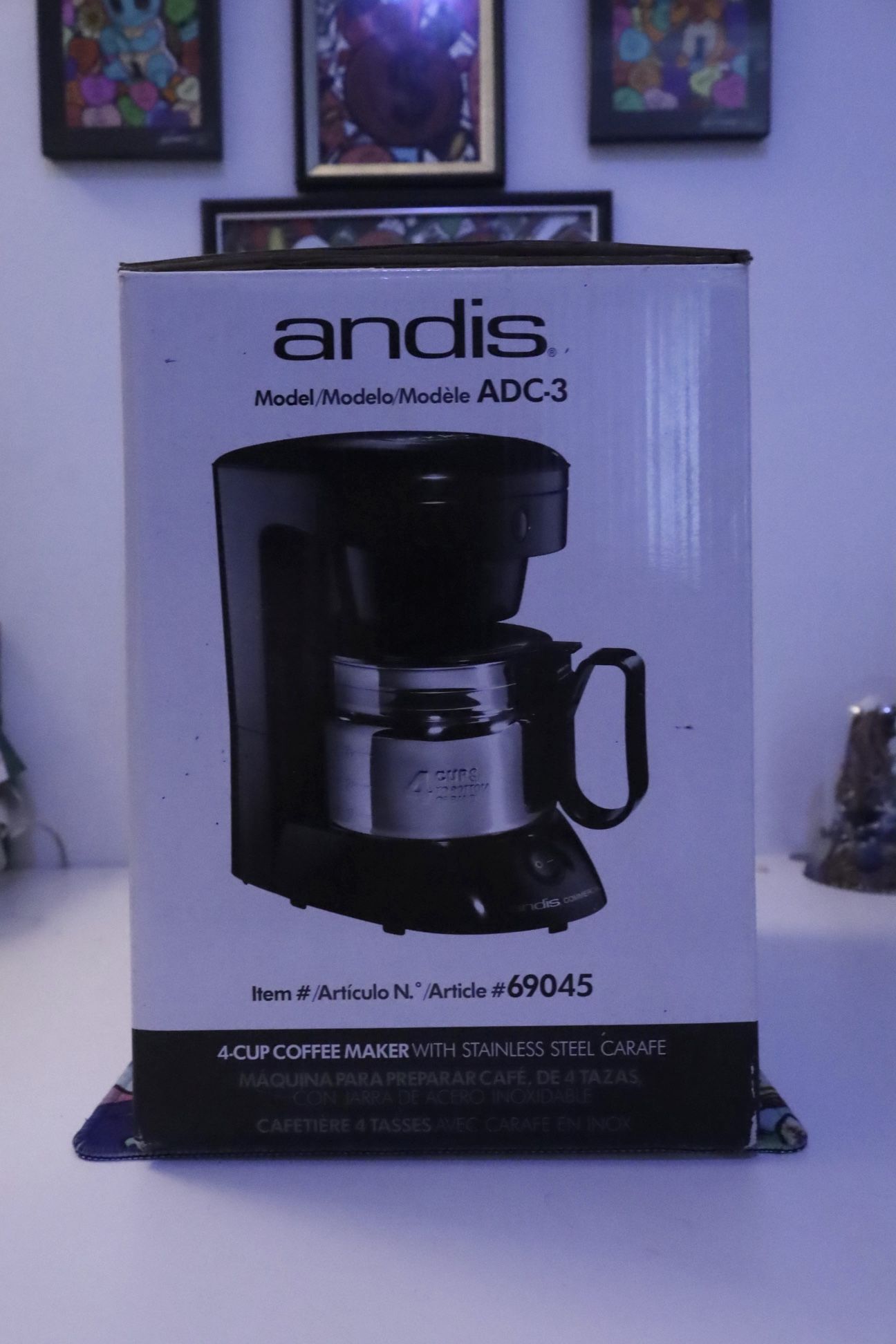 Andis 4-Cup Coffee Maker (New)